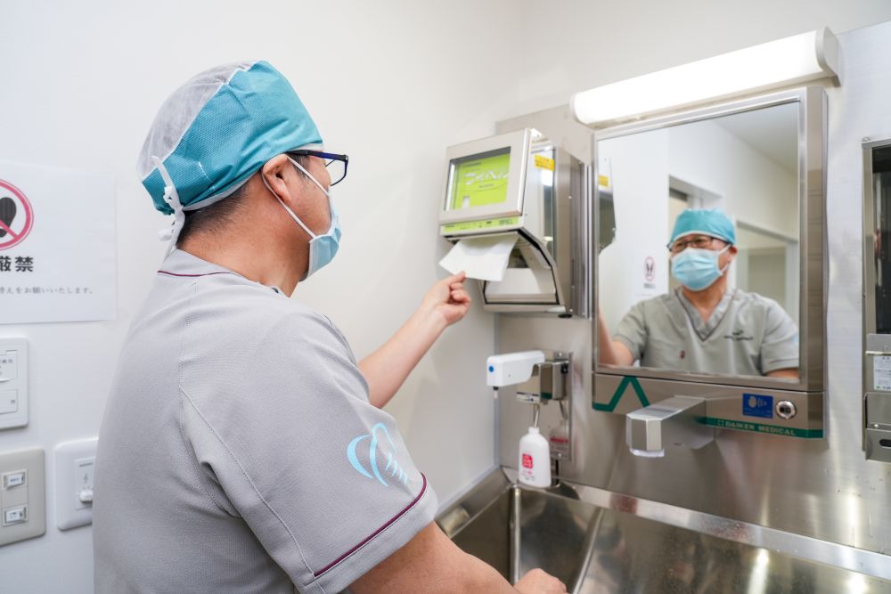 オペ専用の手洗い場